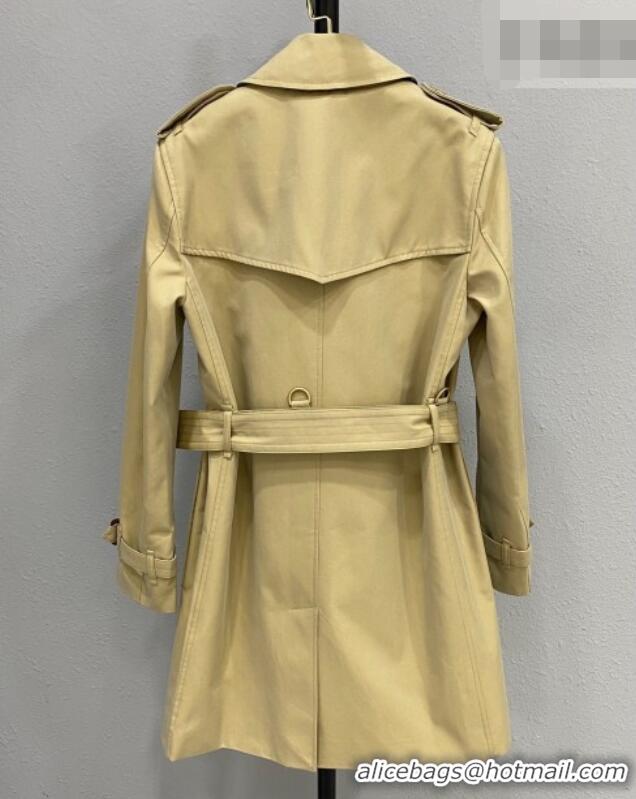 Reasonable Price Discount Burberry Trench Coat B100622 Khaki 2026