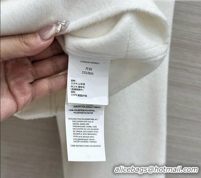 Grade Design Bottega Veneta Wool and Cashmere Coat BV100618 White 2026