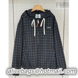 Best Quality Miu Miu Jacket M100628 Green/Deep Blue 2026