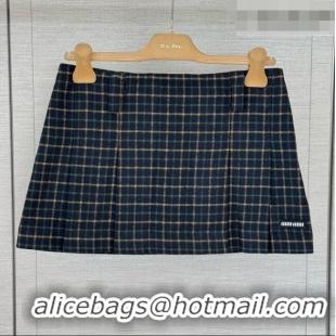 Low Cost Miu Miu Skirt M100629 Green/Deep Blue 2026