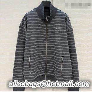 Best Quality Miu Miu Cotton Jacket M100644 Grey 2026