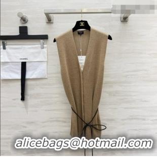 Top Grade Chanel Vest CH100634 Light Brown 2026