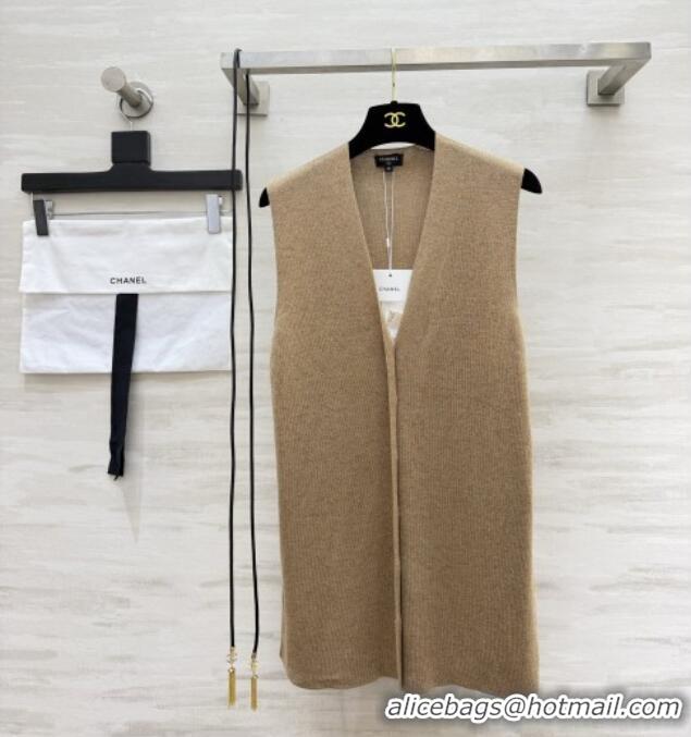 Top Grade Chanel Vest CH100634 Light Brown 2026