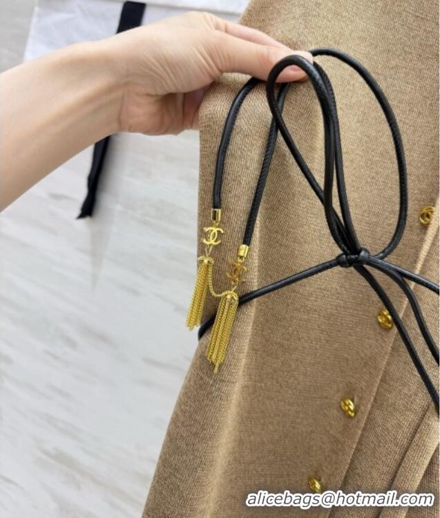 Top Grade Chanel Vest CH100634 Light Brown 2026