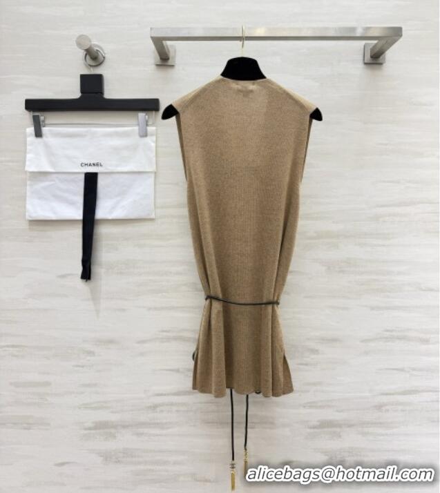 Top Grade Chanel Vest CH100634 Light Brown 2026