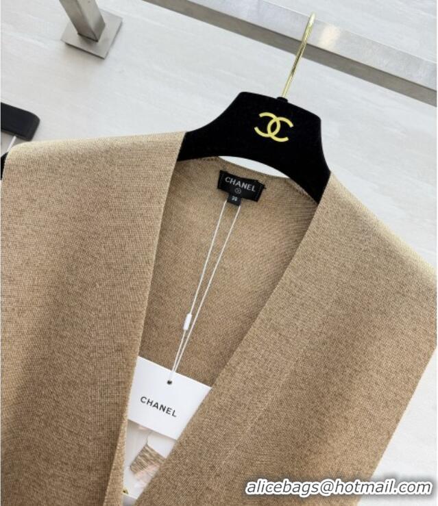 Top Grade Chanel Vest CH100634 Light Brown 2026