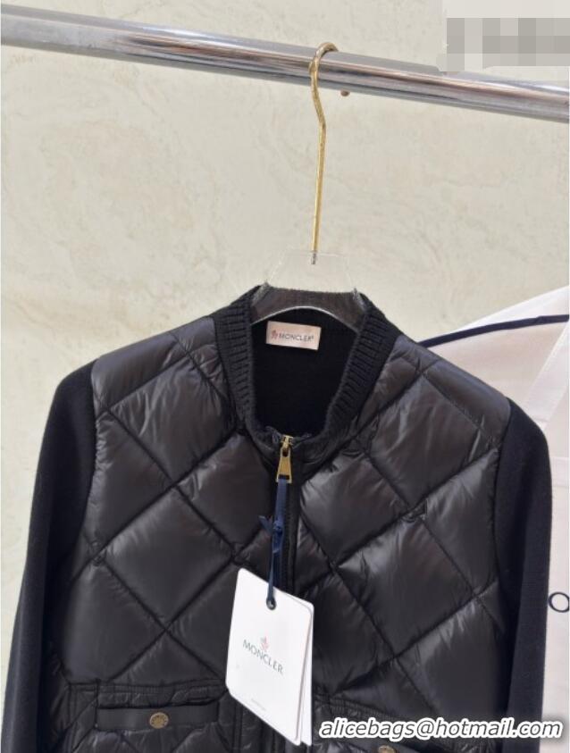 Hot Sell Cheap Moncler Padded Knit Jacket M100648 Black 2026