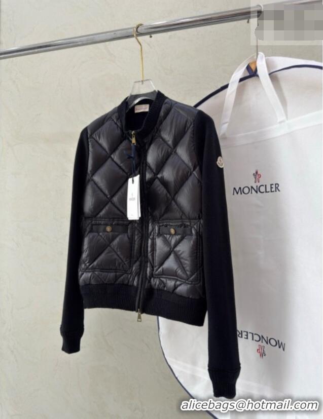 Hot Sell Cheap Moncler Padded Knit Jacket M100648 Black 2026