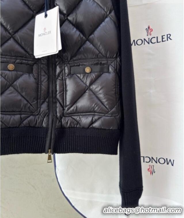 Hot Sell Cheap Moncler Padded Knit Jacket M100648 Black 2026