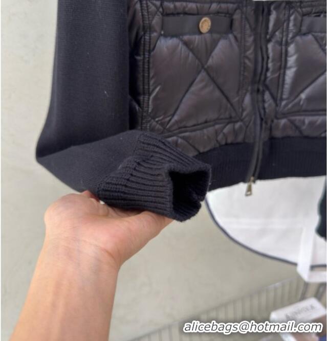 Hot Sell Cheap Moncler Padded Knit Jacket M100648 Black 2026