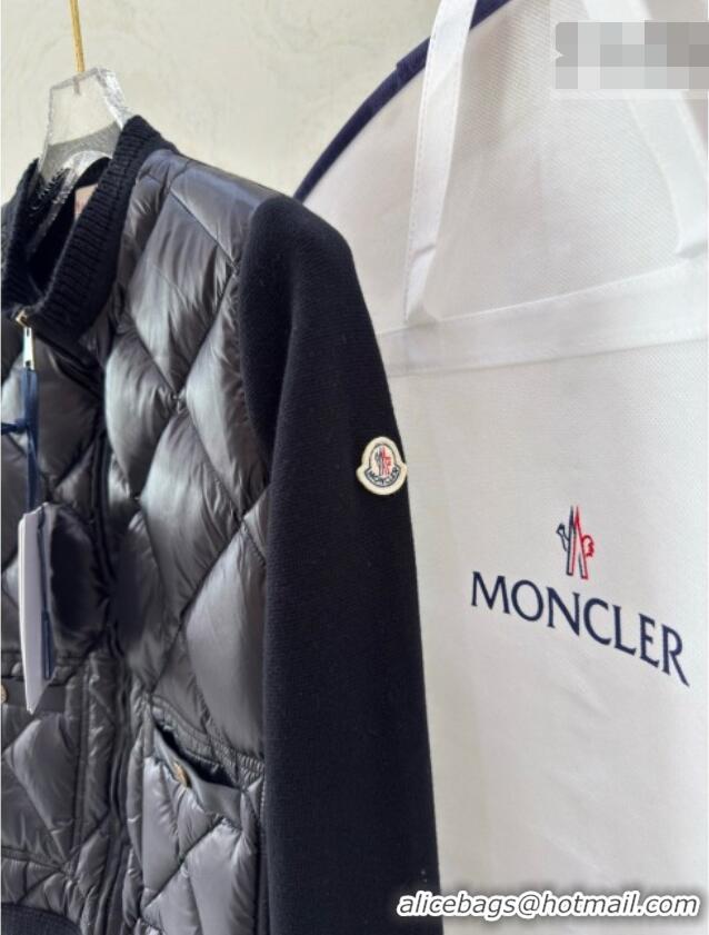 Hot Sell Cheap Moncler Padded Knit Jacket M100648 Black 2026