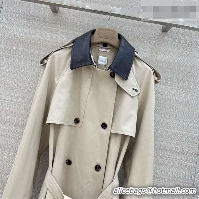 Buy Discount Dior Trench Coat D100615 Khaki 2026