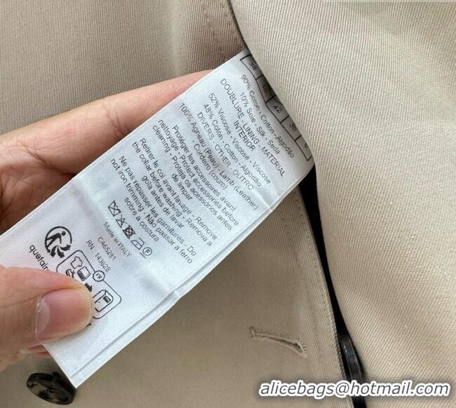 Buy Discount Dior Trench Coat D100615 Khaki 2026