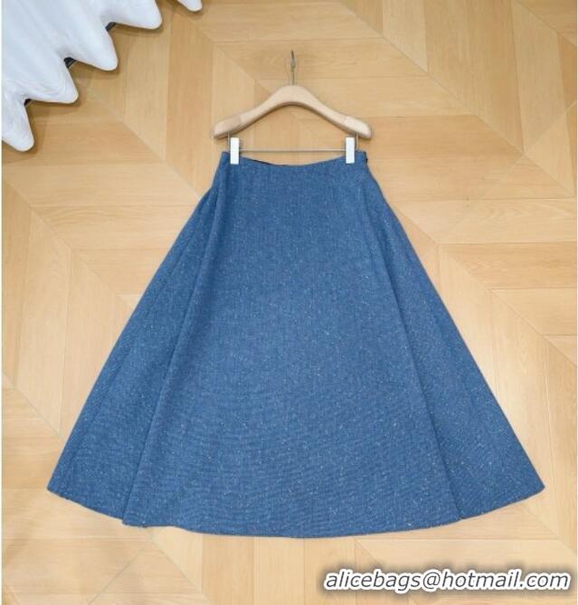 Top Grade Dior Skirt D100626 Blue 2026