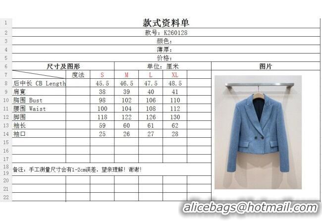 Most Popular Dior Jacket D100625 Blue 2026
