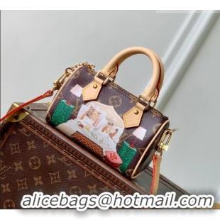 Grade Quality LOUIS VUITTON Nano Speedy in Monogram Room Service Coated canvas M2A895 2026