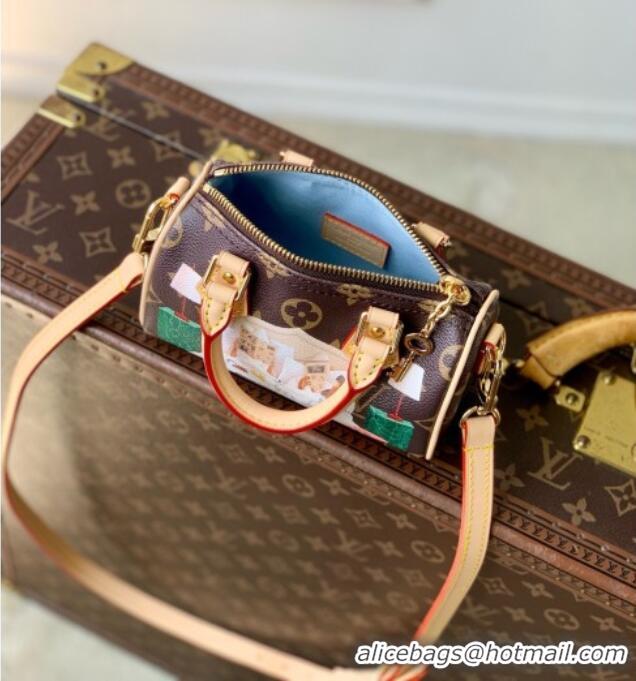 Grade Quality LOUIS VUITTON Nano Speedy in Monogram Room Service Coated canvas M2A895 2026