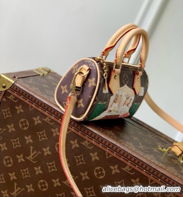 Grade Quality LOUIS VUITTON Nano Speedy in Monogram Room Service Coated canvas M2A895 2026