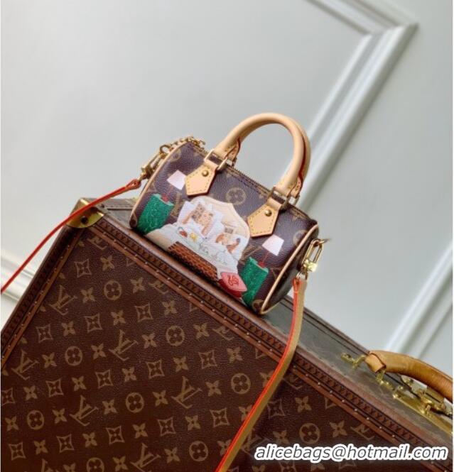 Grade Quality LOUIS VUITTON Nano Speedy in Monogram Room Service Coated canvas M2A895 2026