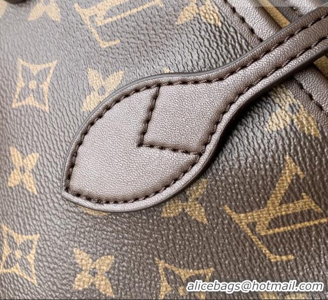Famous Brand Louis Vuitton Neverfull Inside Out MM in Monogram/Beige Trench Calfskin suede M29973 2026