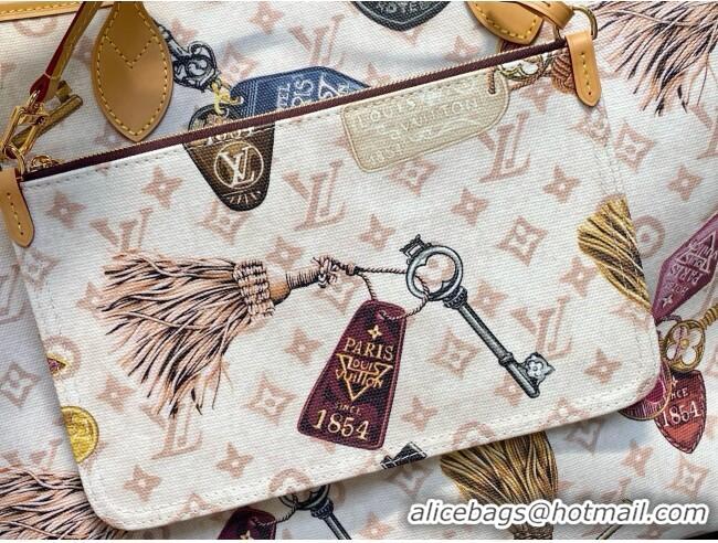 Best Price Louis Vuitton Neverfull GM Bag in Getaway Linen and Canvas M29449 2026