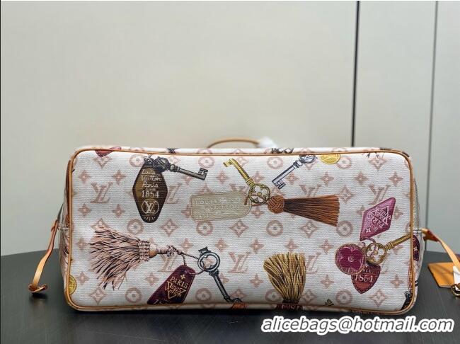 Best Price Louis Vuitton Neverfull GM Bag in Getaway Linen and Canvas M29449 2026