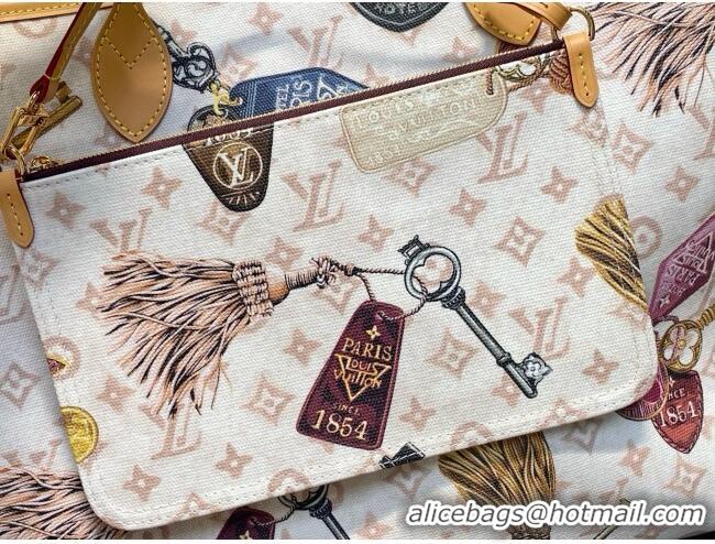 Best Price Louis Vuitton Neverfull GM Bag in Getaway Linen and Canvas M29449 2026