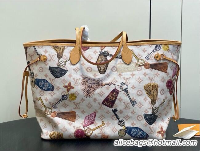 Best Price Louis Vuitton Neverfull GM Bag in Getaway Linen and Canvas M29449 2026