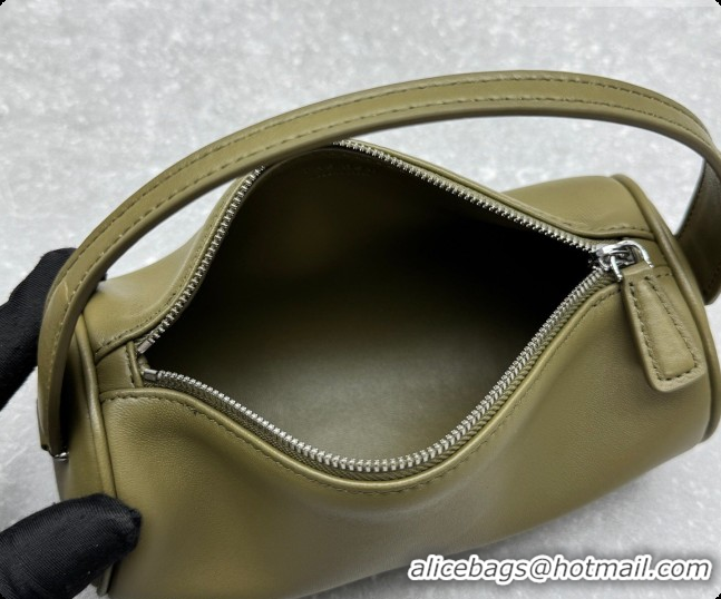 Good Quality The Row 90's Mini Bag in Nappa Leather 1841 Green 2026