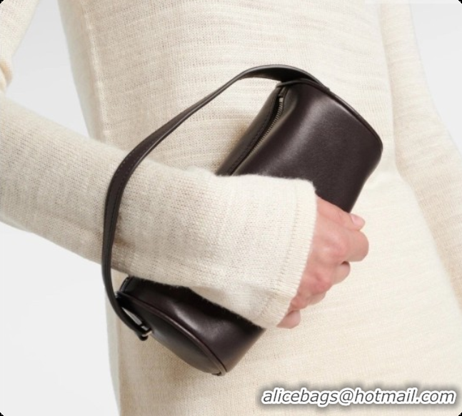 Affordable Price The Row 90's Mini Bag in Nappa Leather 1841 Dark Coffee 2026