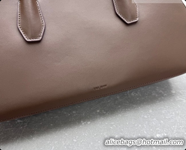 Low Price The Row Alger Shoulder Bag in Smooth Leather 1842 Coffee 2026