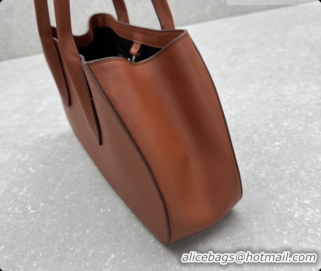 Best Quality The Row Alger Shoulder Bag in Smooth Leather 1842 Caramel 2026