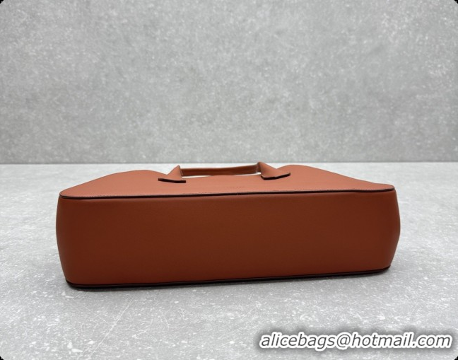 Best Quality The Row Alger Shoulder Bag in Smooth Leather 1842 Caramel 2026