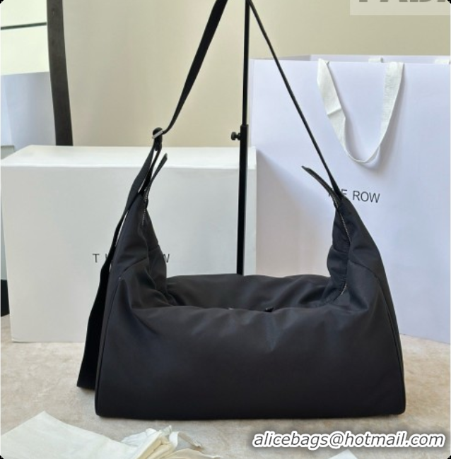Super Quality The Row E/W Logan Nylon Bag 8872 Black 2026