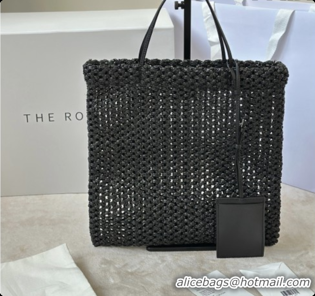Grade Design The Row Barn Raffia Mini Tote Bag 8873S Black 2026