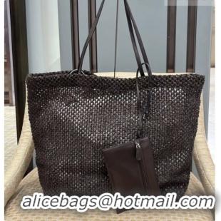 Classic Practical The Row Barn Raffia Tote Bag 8873L Dark Brown 2026