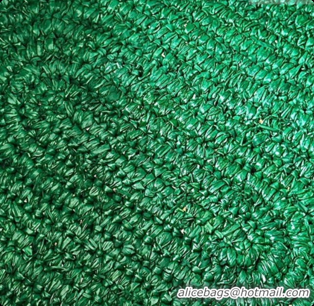 Super Quality The Row Oregon Raffia Tote Bag 8876 Green 2026