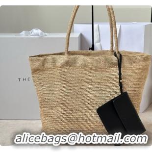 Best Design The Row Oregon Raffia Tote Bag 8876 Beige 2026