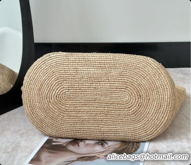 Best Design The Row Oregon Raffia Tote Bag 8876 Beige 2026