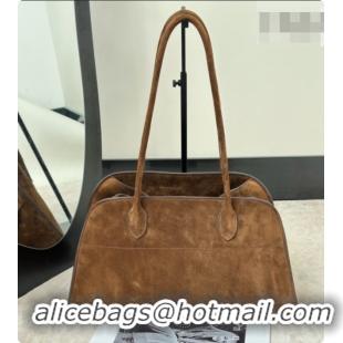 Best Quality The Row Margaux 12 Shoulder Bag 8822 Brown 2026