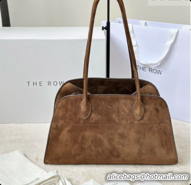 Best Quality The Row Margaux 12 Shoulder Bag 8822 Brown 2026