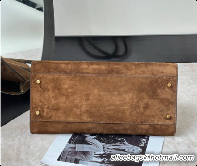 Best Quality The Row Margaux 12 Shoulder Bag 8822 Brown 2026