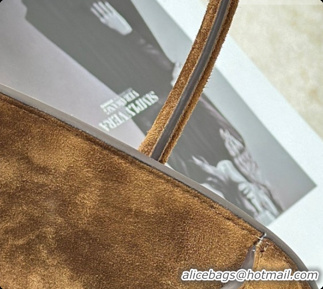Best Quality The Row Margaux 12 Shoulder Bag 8822 Brown 2026