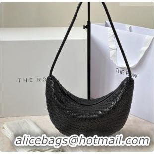 Super Quality The Row Small Izzy Woven Leather Bag 8875 Black 2026