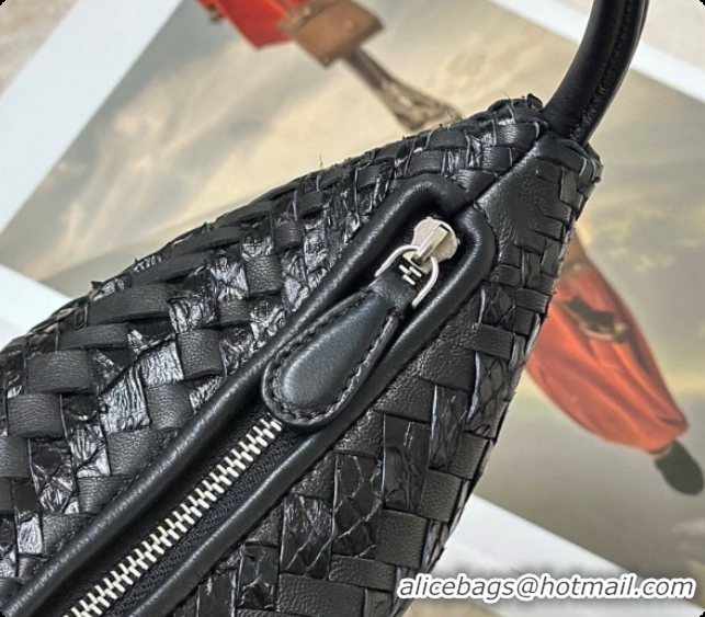 Super Quality The Row Small Izzy Woven Leather Bag 8875 Black 2026