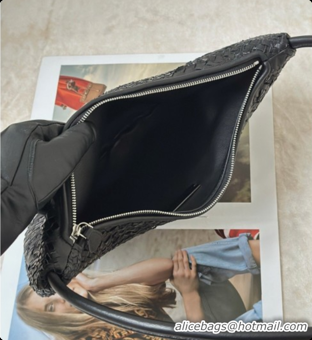 Super Quality The Row Small Izzy Woven Leather Bag 8875 Black 2026