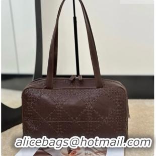 Best Design The Row Astra Soft Bowling Bag in Glossy Nappa Leather 8826 TR91438 Dark Brown 2026