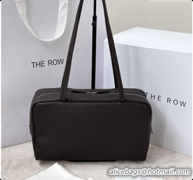 Affordable Price The Row Astra Soft Bowling Bag in Grained Calfskin 8840 TR91439 Dark Brown 2026