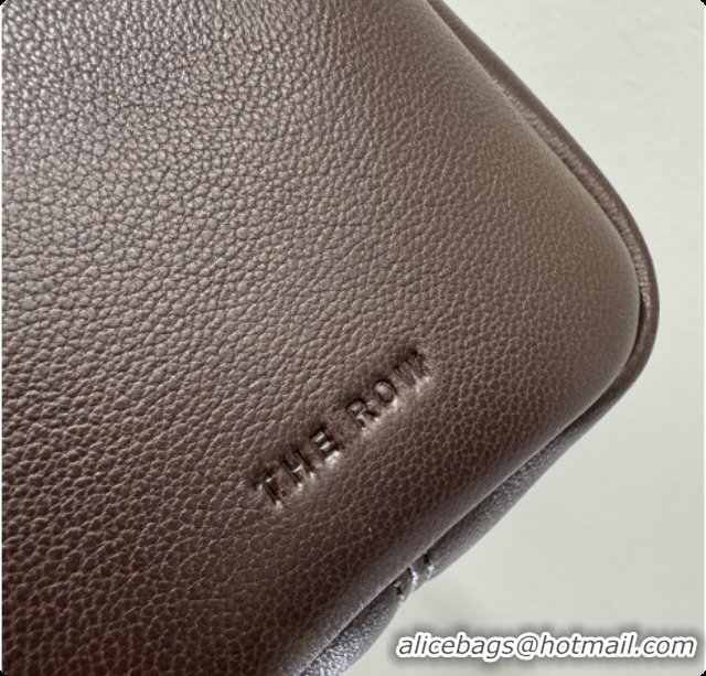 Best Luxury The Row Astra Soft Bowling Bag in Glossy Nappa Leather 8840 TR91440 Dark Brown 2026