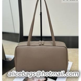 Perfect The Row Astra Soft Bowling Bag in Grained Calfskin 8840 TR91443 Grey 2026
